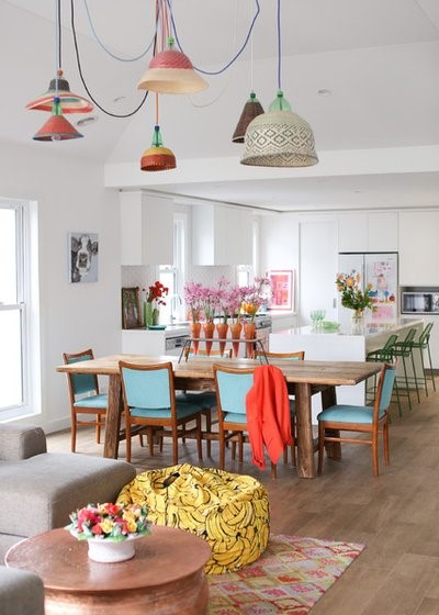 Eclectic Dining Room by Sophie Hansen